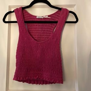 Kimchi Blue Pink Smocked Tank Top